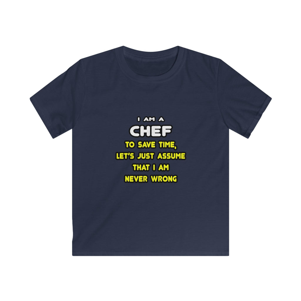 Funny Chef T Shirts and Gifts - Kids Softstyle Tee