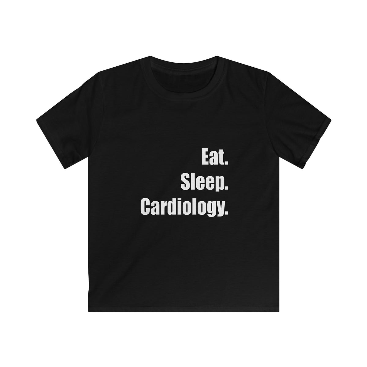 Eat. Sleep. Cardiology - Kids Softstyle Tee