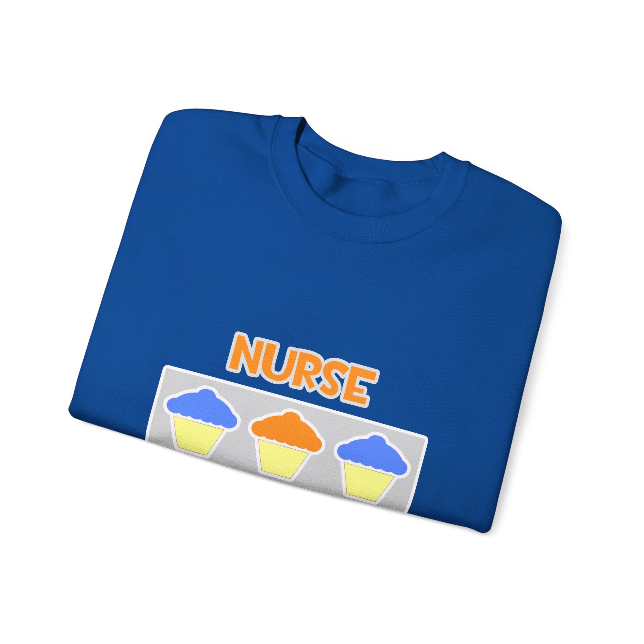 Nurse ... Will Work For Cupcakes - Unisex Heavy Blend™ Crewneck Sweatshirt