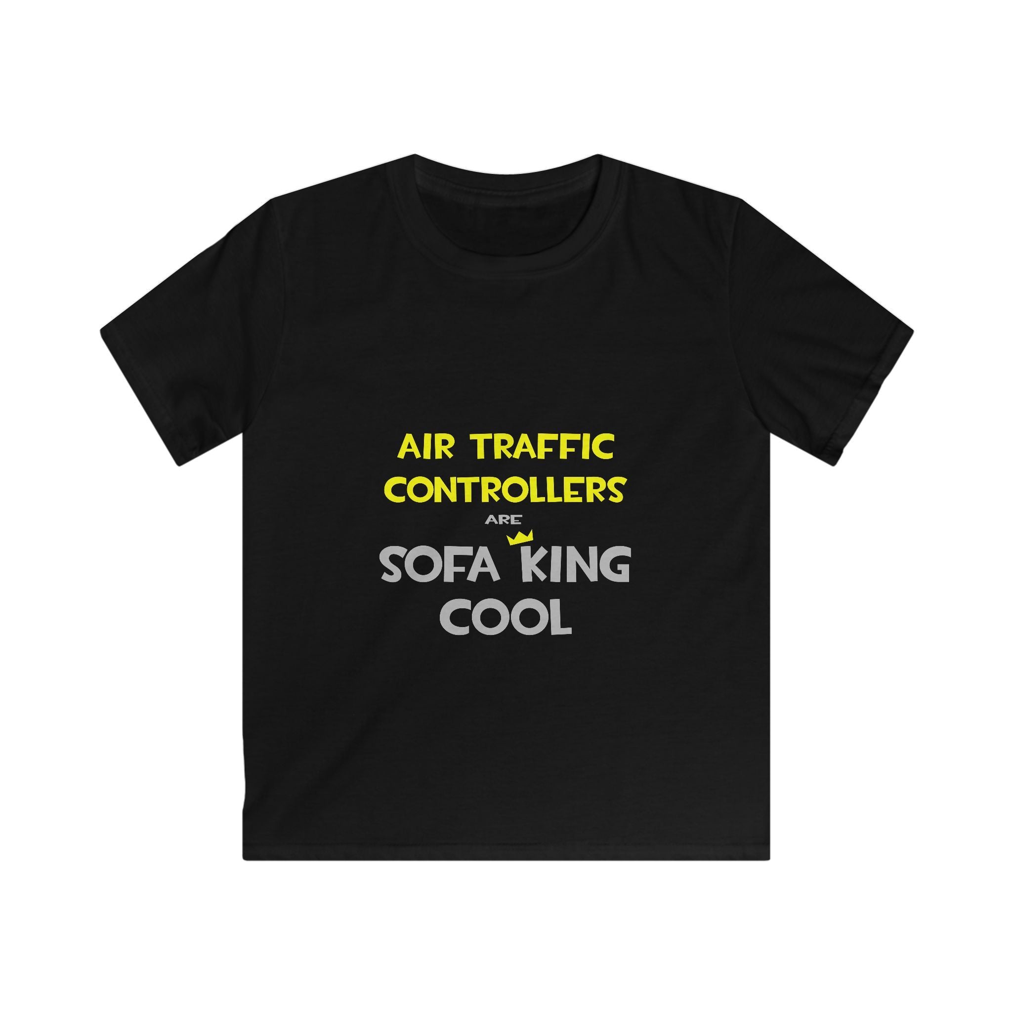 Air Traffic Controllers Are Sofa King Cool - Kids Softstyle Tee