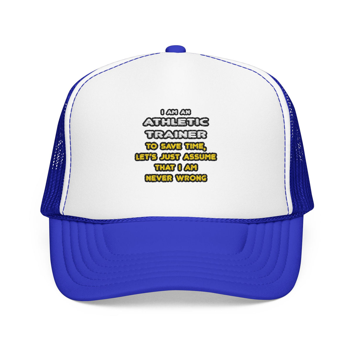 Funny Athletic Trainer T Shirts - Foam Trucker Hat