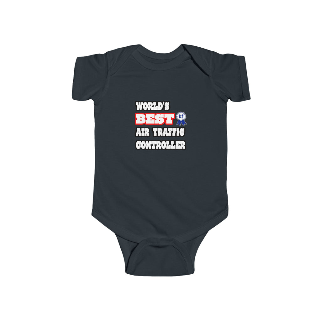 World's Best Air Traffic Controller - Infant Fine Jersey Bodysuit