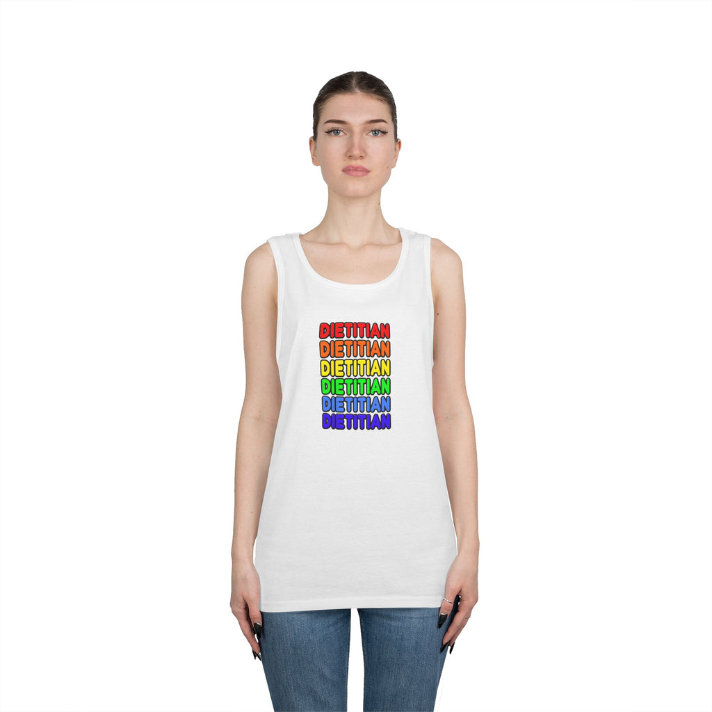 Rainbow Dietitian - Unisex Heavy Cotton Tank Top