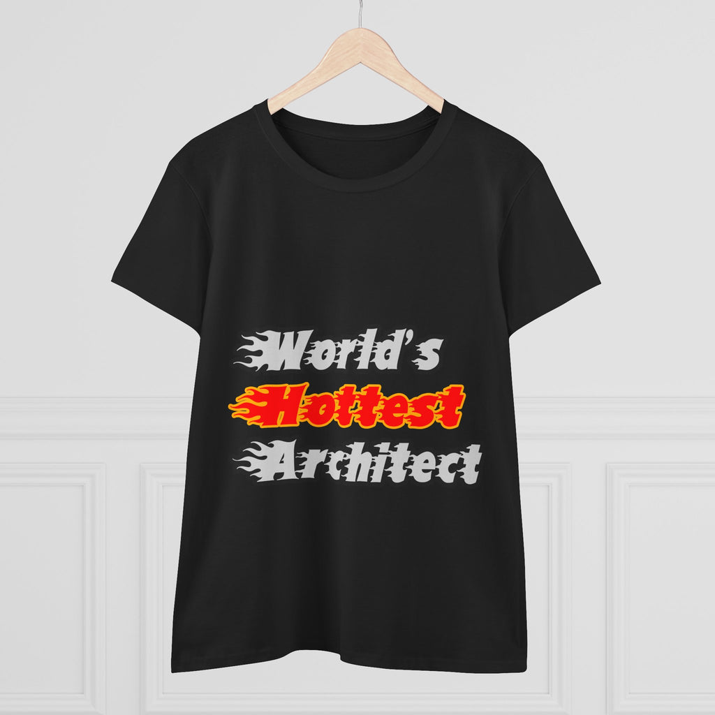World's Hottest Architect - Women's Midweight Cotton Tee