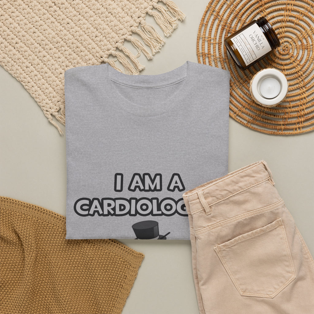I Am A Cardiologist ... Not A Magician - Unisex Heavy Cotton Tee