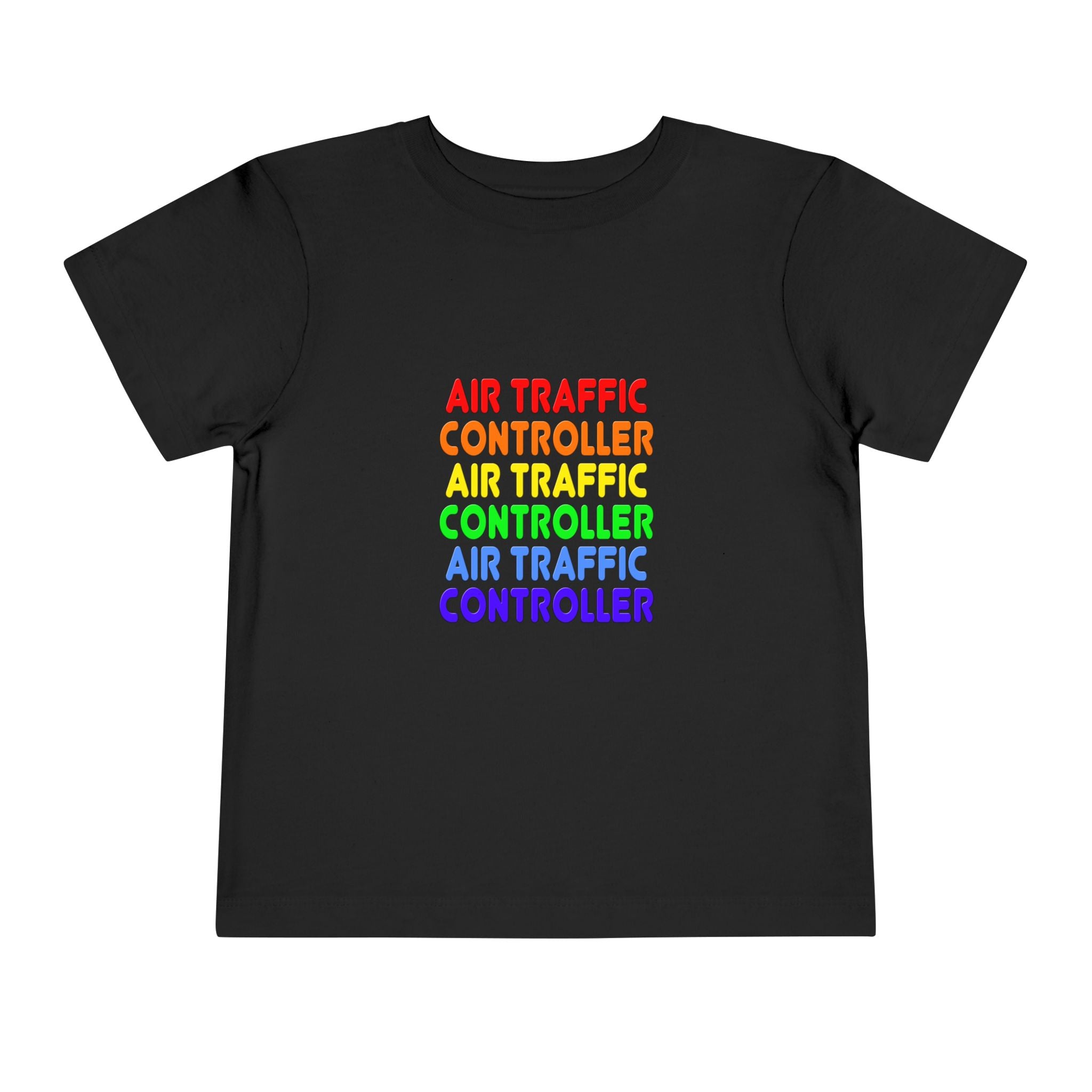Rainbow Air Traffic Controller - Toddler Short Sleeve Tee