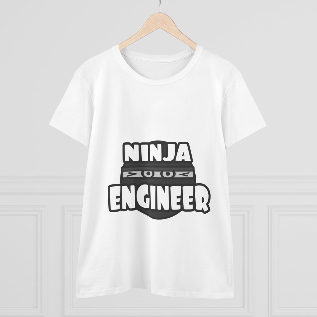 Ninja Engineer (2) - Women's Midweight Cotton Tee