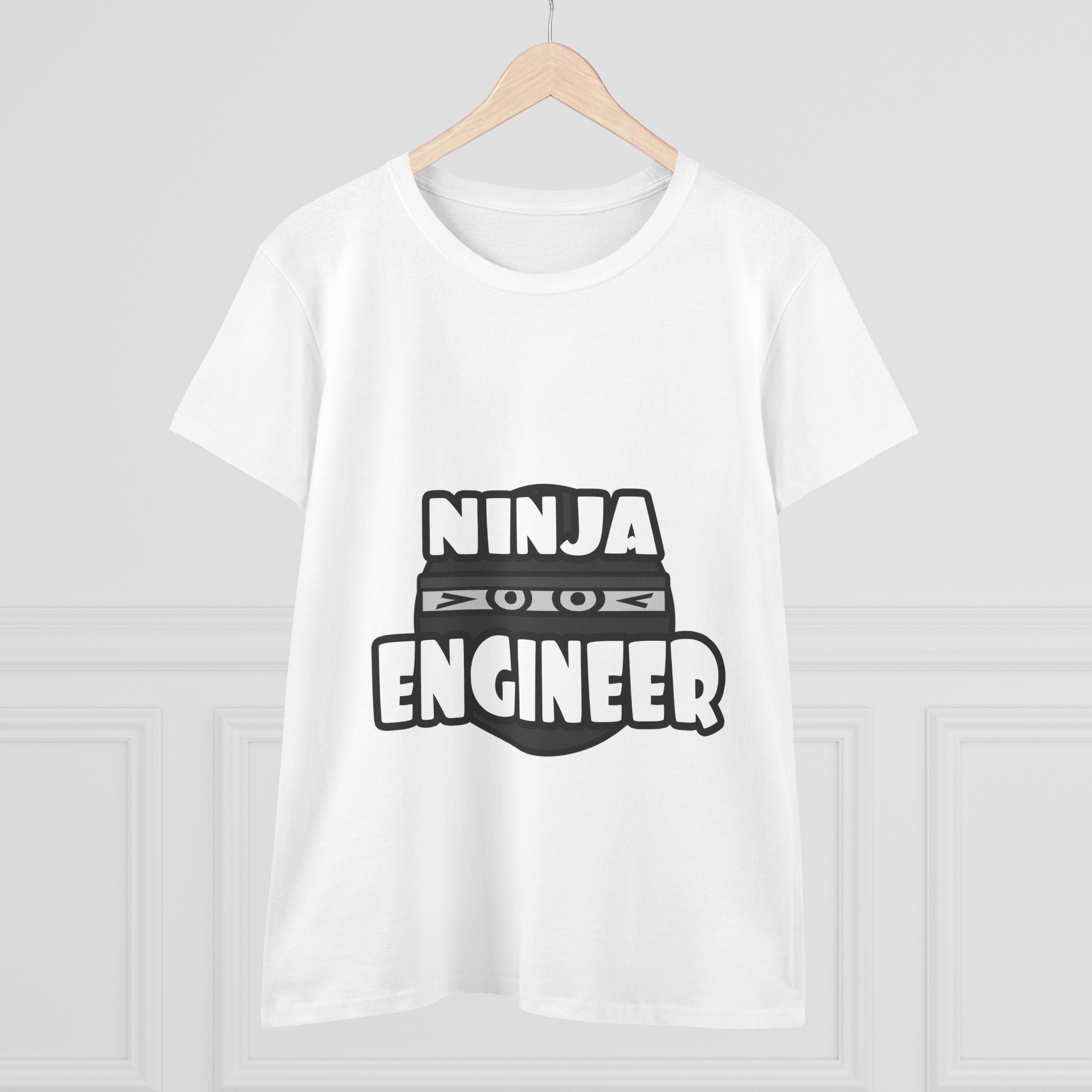 Ninja Engineer (2) - Women's Midweight Cotton Tee
