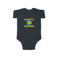 Beer Powered Teacher - Infant Fine Jersey Bodysuit