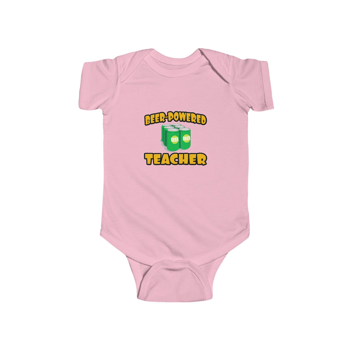 Beer Powered Teacher - Infant Fine Jersey Bodysuit
