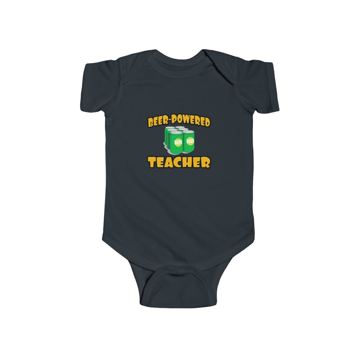 Beer Powered Teacher - Infant Fine Jersey Bodysuit