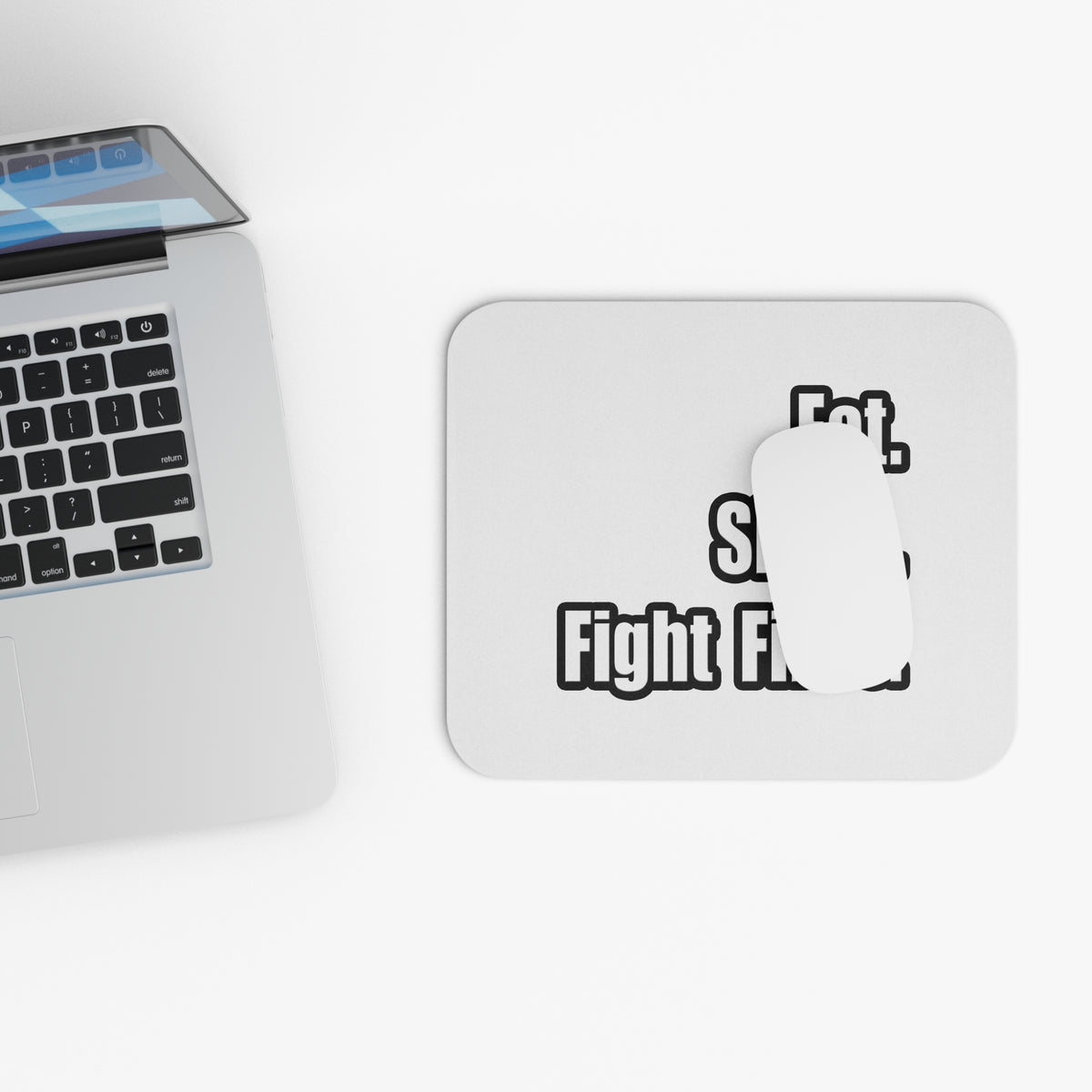 Eat. Sleep. Fight Fires. - Mouse Pad (Rectangle)
