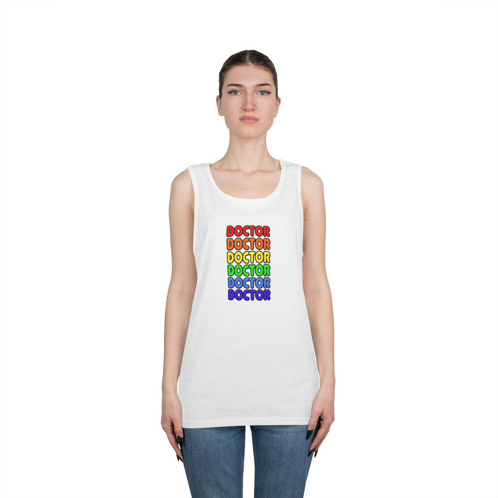 Rainbow Doctor - Unisex Heavy Cotton Tank Top