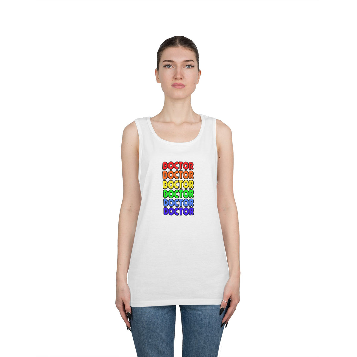 Rainbow Doctor - Unisex Heavy Cotton Tank Top