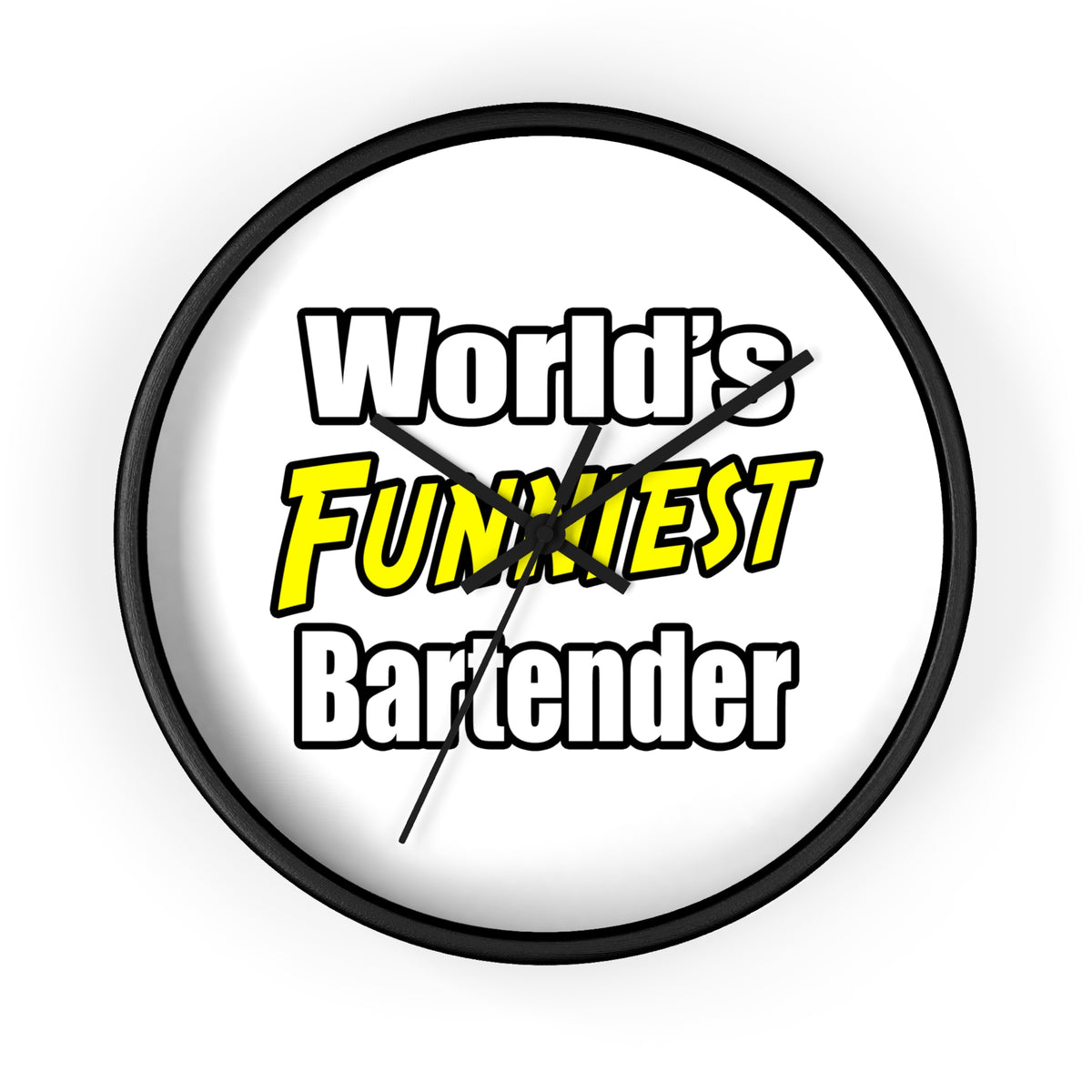 World's Funniest Bartender - Wall Clock