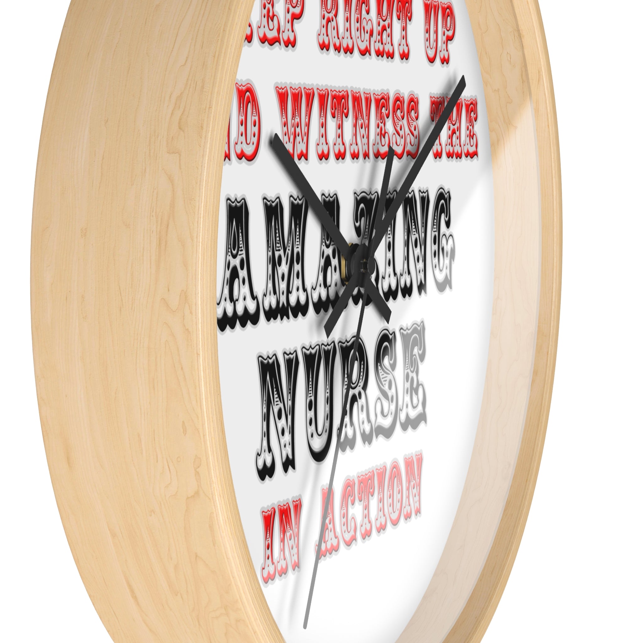 Amazing Nurse In Action - Wall Clock