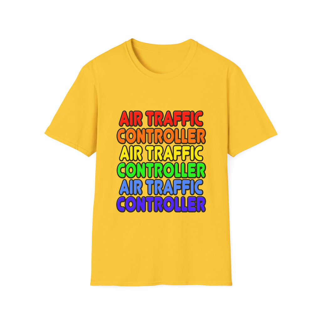 Rainbow Air Traffic Controller - Unisex Softstyle T-Shirt