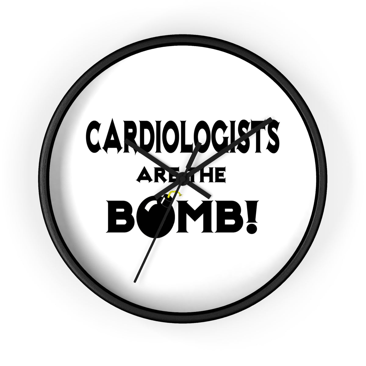 Cardiologists Are The Bomb! - Wall Clock