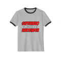 Superhero...Bartender - Unisex Cotton Ringer T-Shirt
