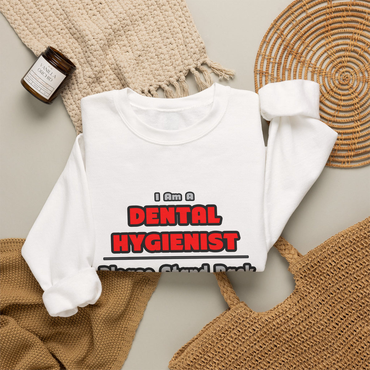 Dental Hygienist...Work My Magic - Unisex Heavy Blend™ Crewneck Sweatshirt