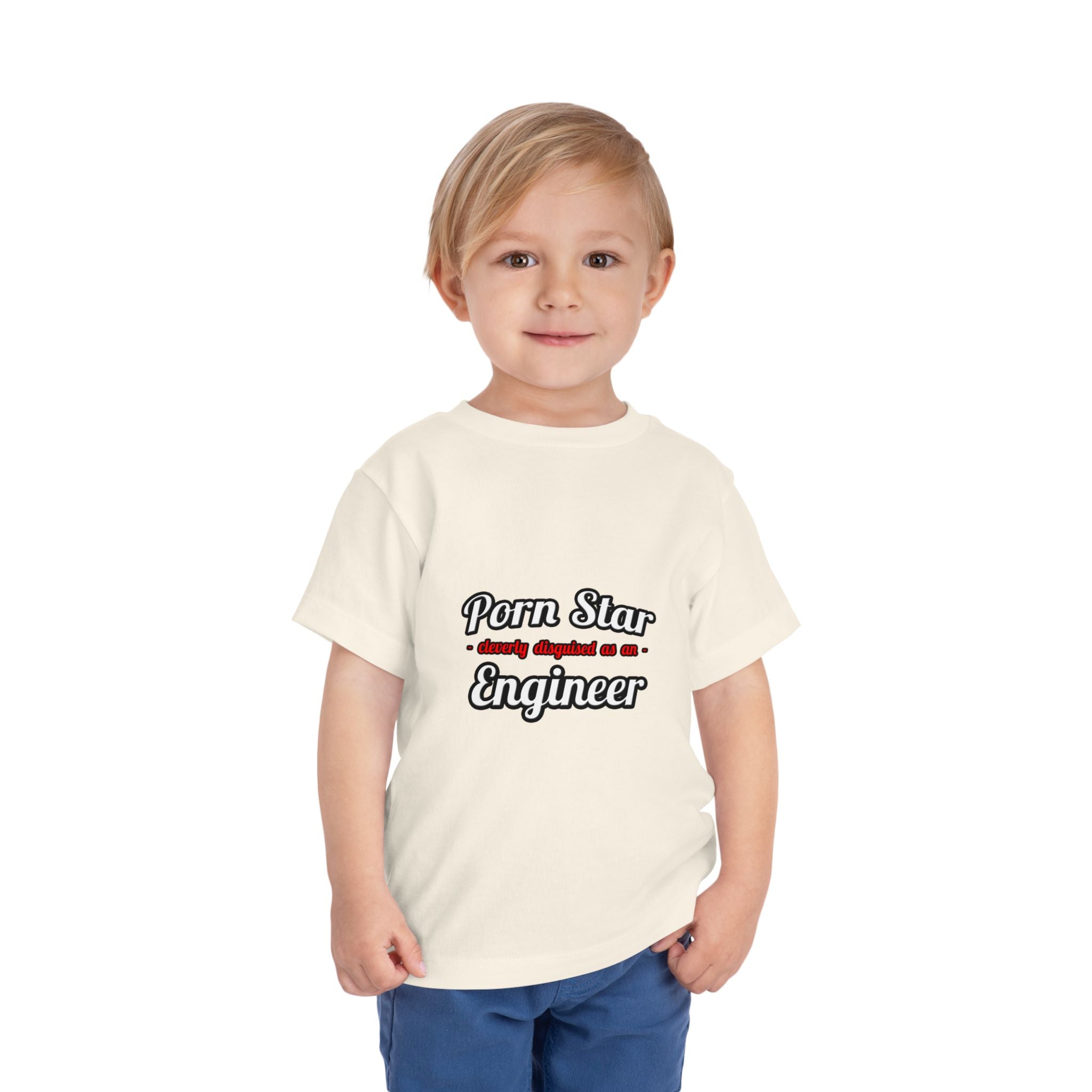 Porn Star...Engineer - Toddler Short Sleeve Tee
