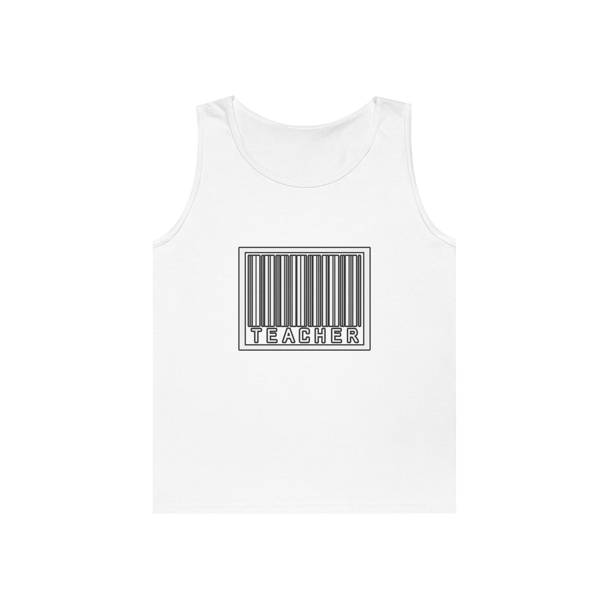 Barcode Teacher - Unisex Heavy Cotton Tank Top