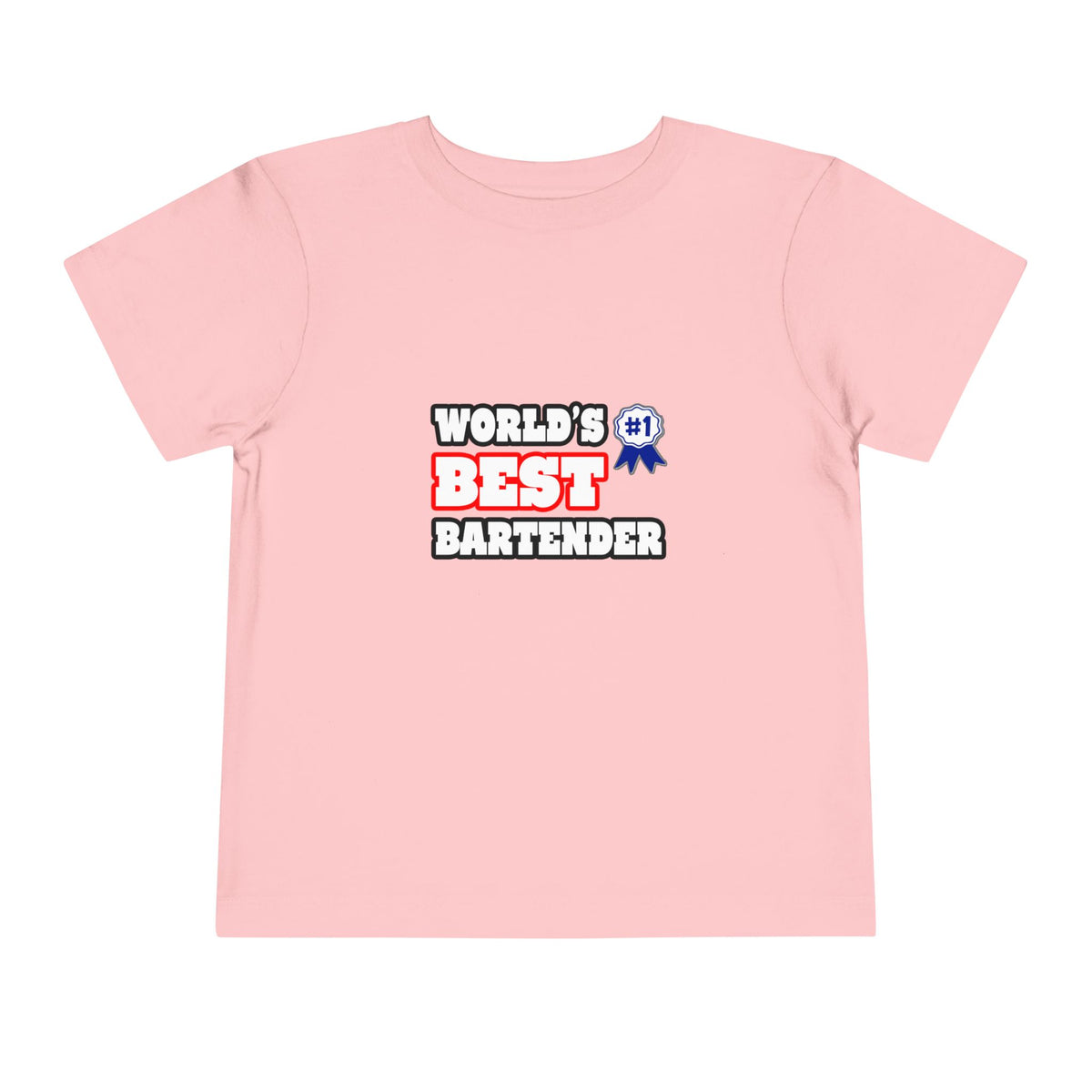 World's Best Bartender - Toddler Short Sleeve Tee
