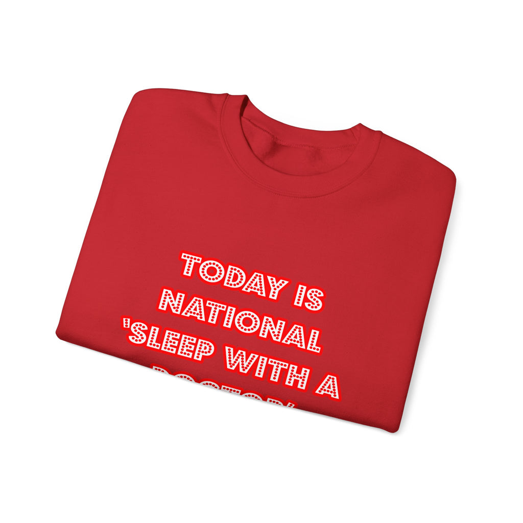 National 'Sleep With a Doctor' Day - Unisex Heavy Blend™ Crewneck Sweatshirt
