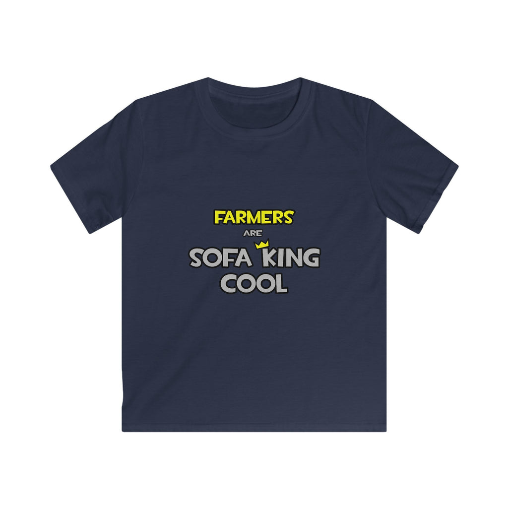 Farmers Are Sofa King Cool - Kids Softstyle Tee