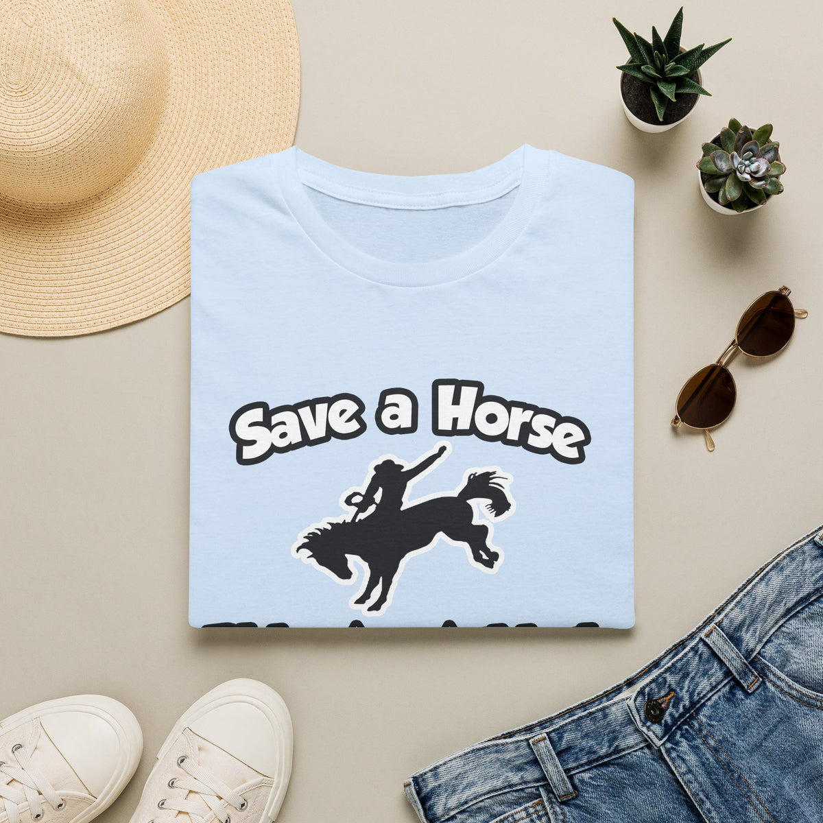 Save a Horse, Ride an Athletic Trainer - Unisex Softstyle T-Shirt