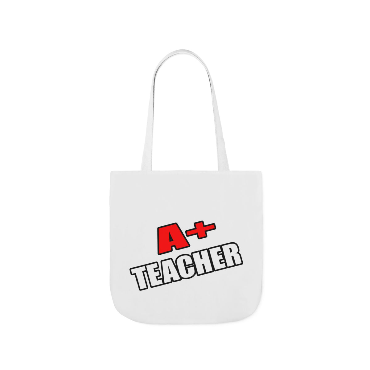 a plus teacher - Canvas Tote Bag, 5-Color Straps