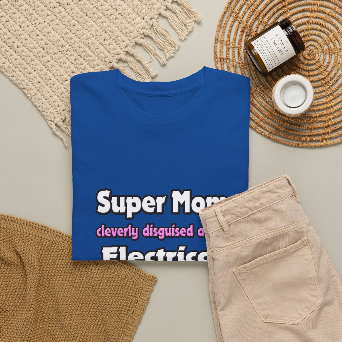 Super Mom ... Electrical Engineer - Unisex Heavy Cotton Tee