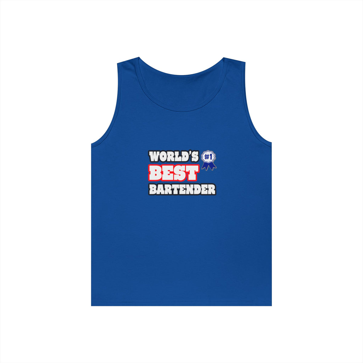 World's Best Bartender - Unisex Heavy Cotton Tank Top