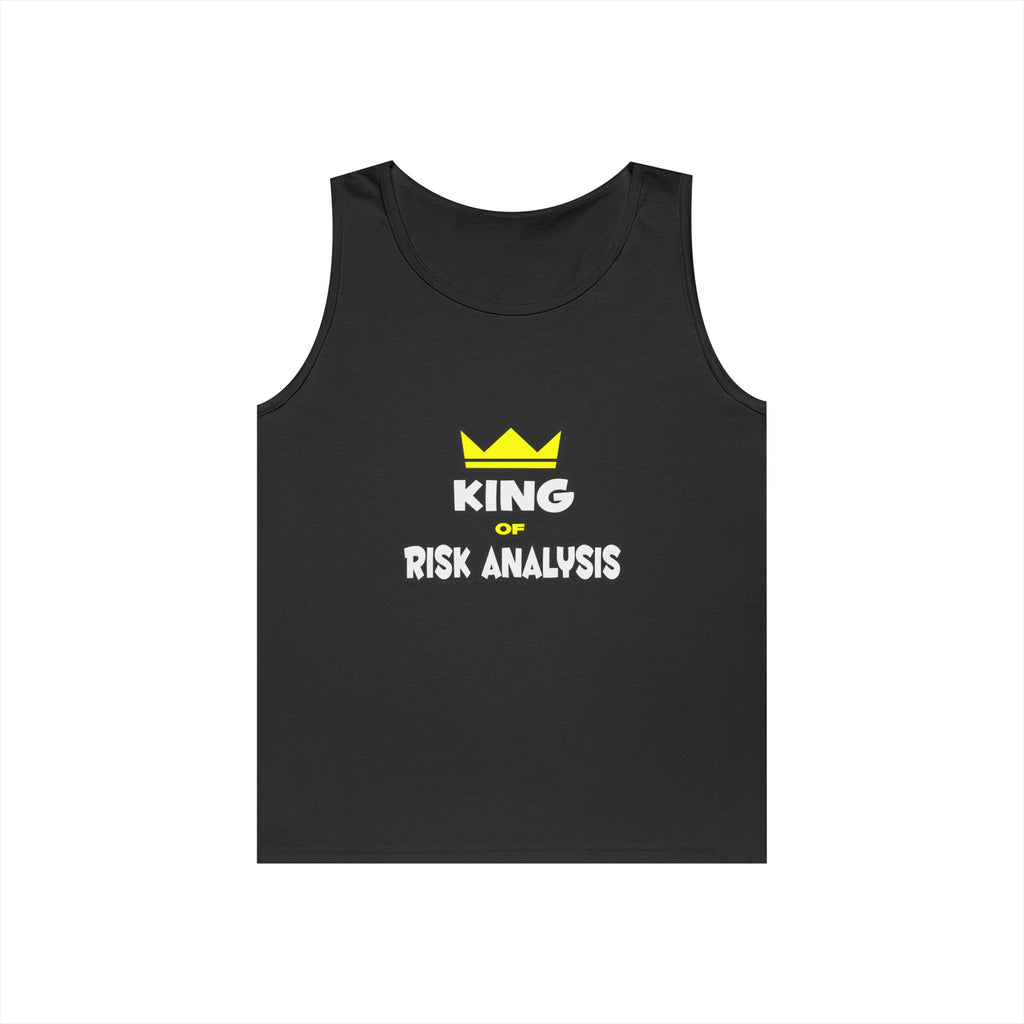King of Risk Analysis - Unisex Heavy Cotton Tank Top
