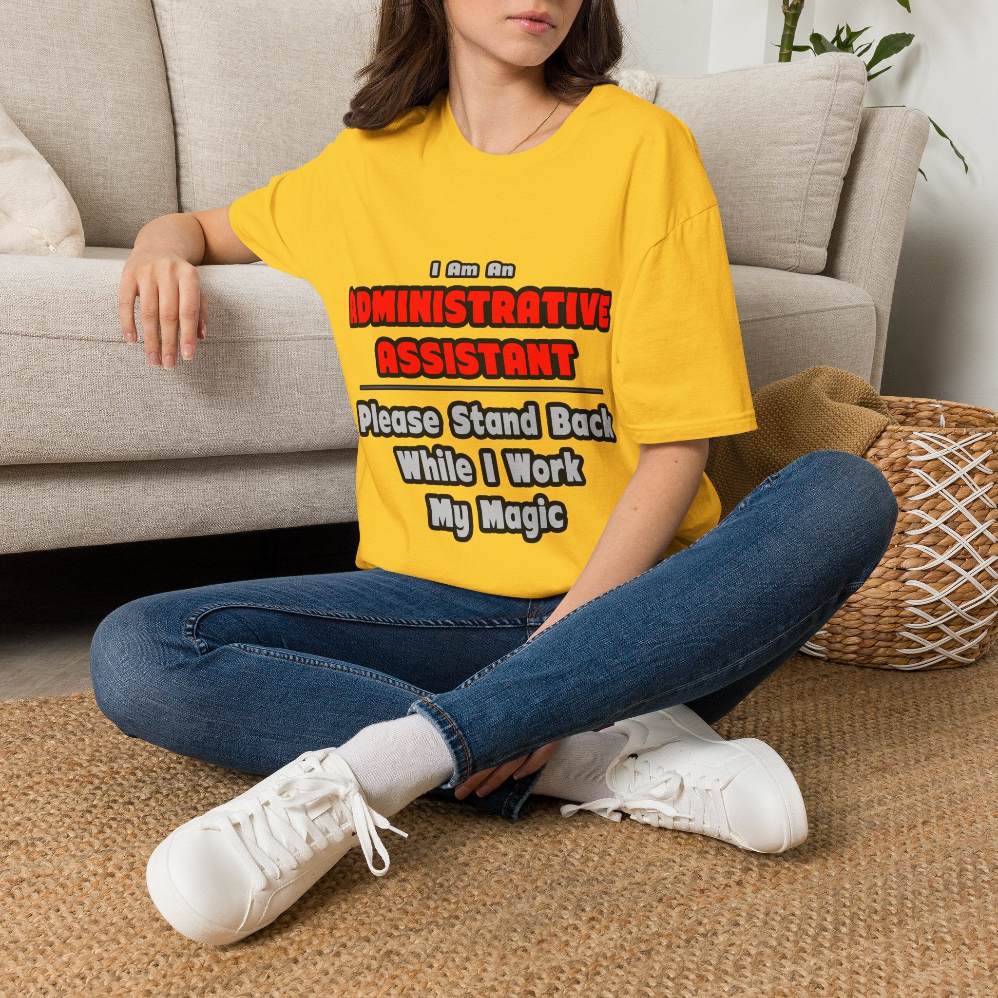 Administrative Assistant...Work My Magic - Unisex Softstyle T-Shirt