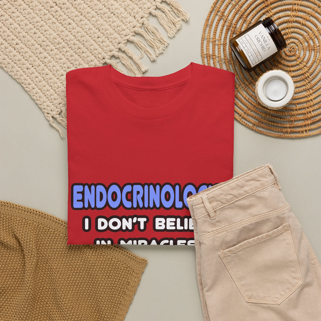 Miracles and Endocrinologists - Unisex Heavy Cotton Tee