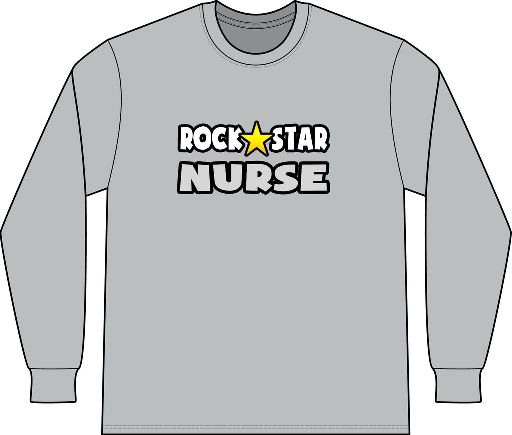 Rock Star Nurse (2) - Unisex Long Sleeve T-Shirt