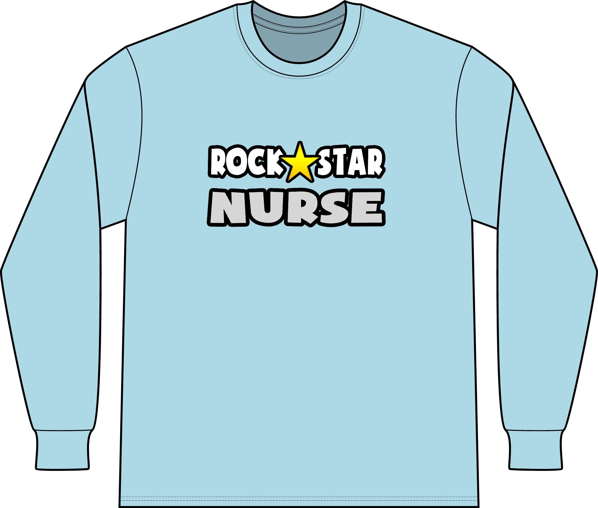 Rock Star Nurse (2) - Unisex Long Sleeve T-Shirt