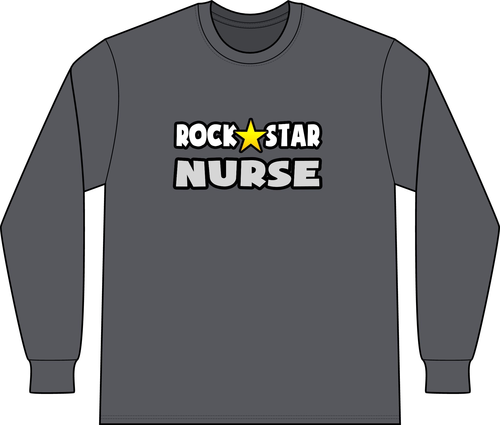 Rock Star Nurse (2) - Unisex Long Sleeve T-Shirt
