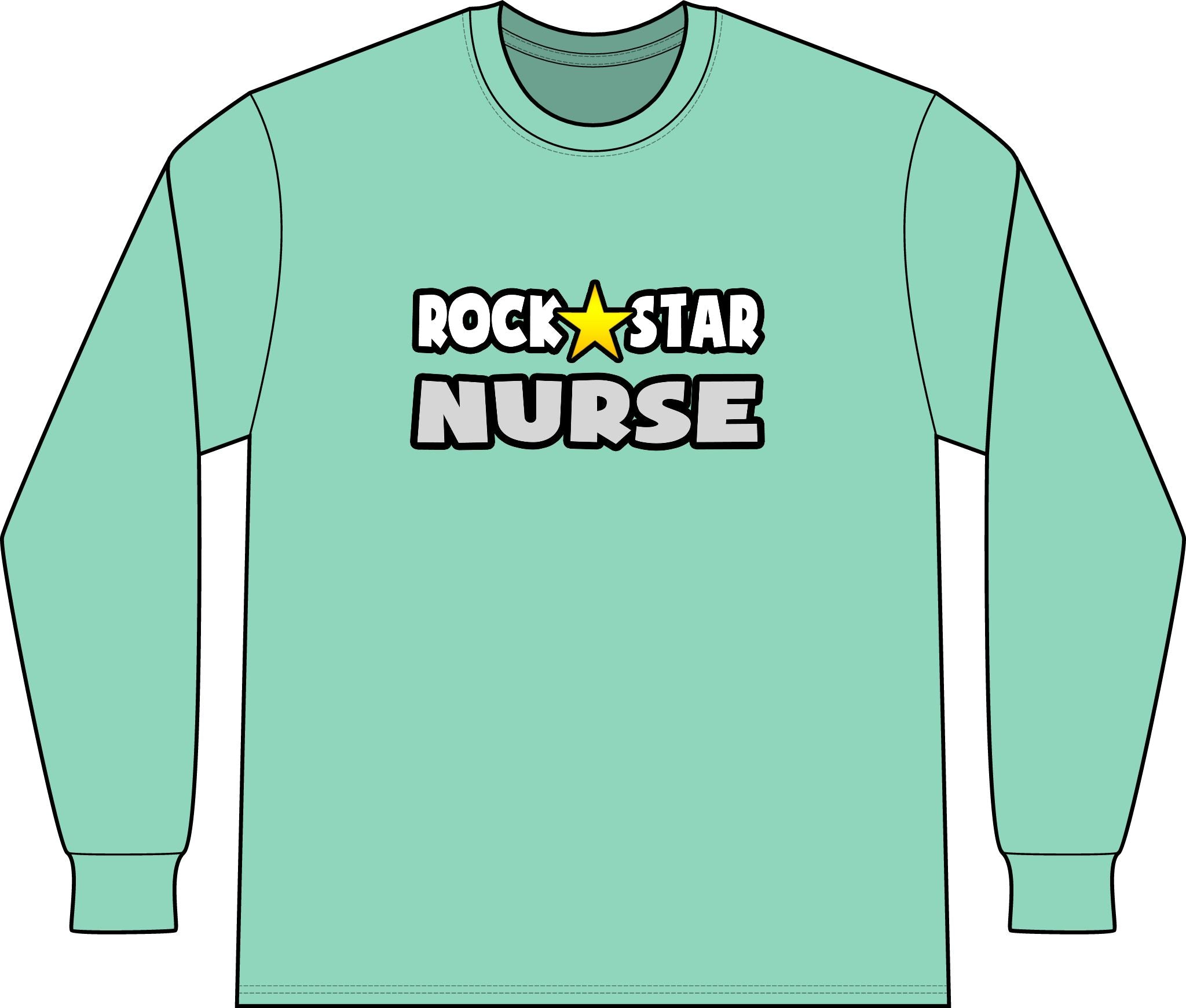 Rock Star Nurse (2) - Unisex Long Sleeve T-Shirt