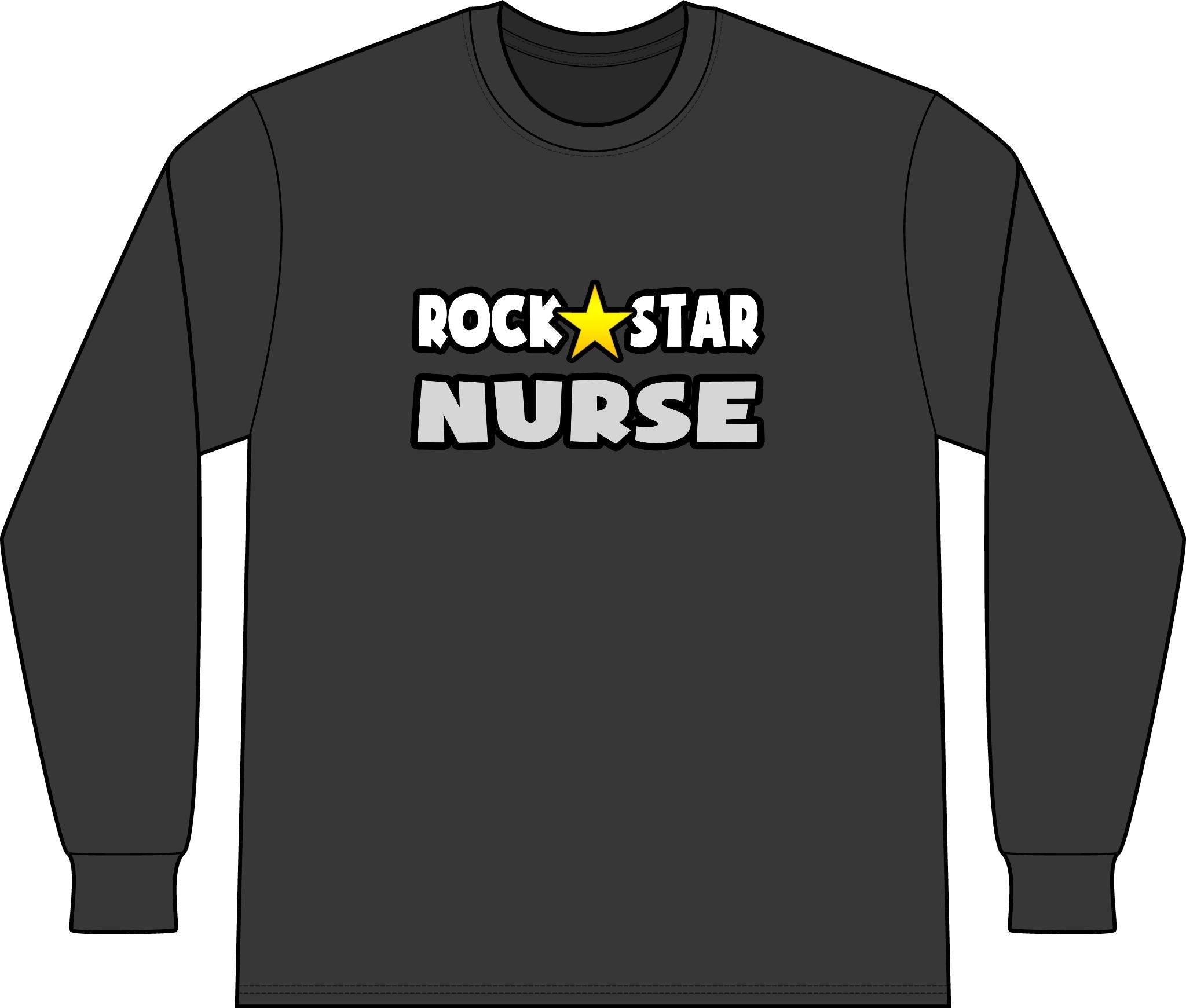 Rock Star Nurse (2) - Unisex Long Sleeve T-Shirt