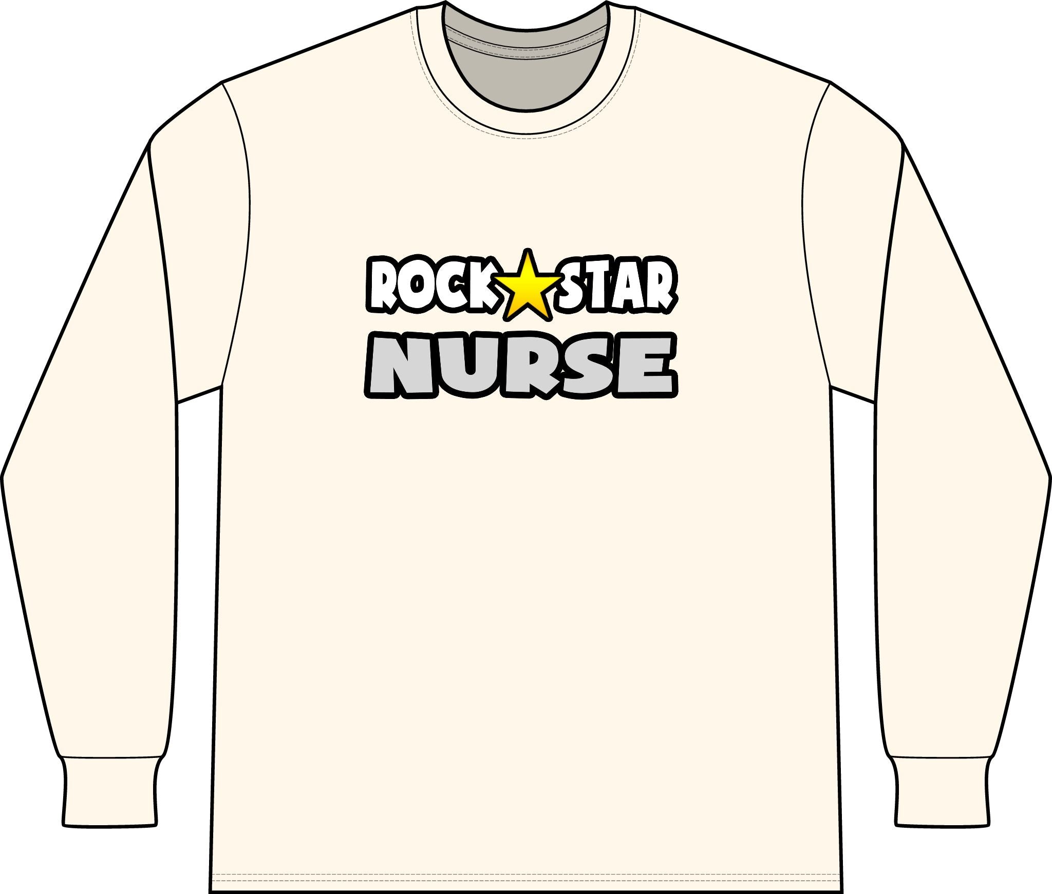 Rock Star Nurse (2) - Unisex Long Sleeve T-Shirt