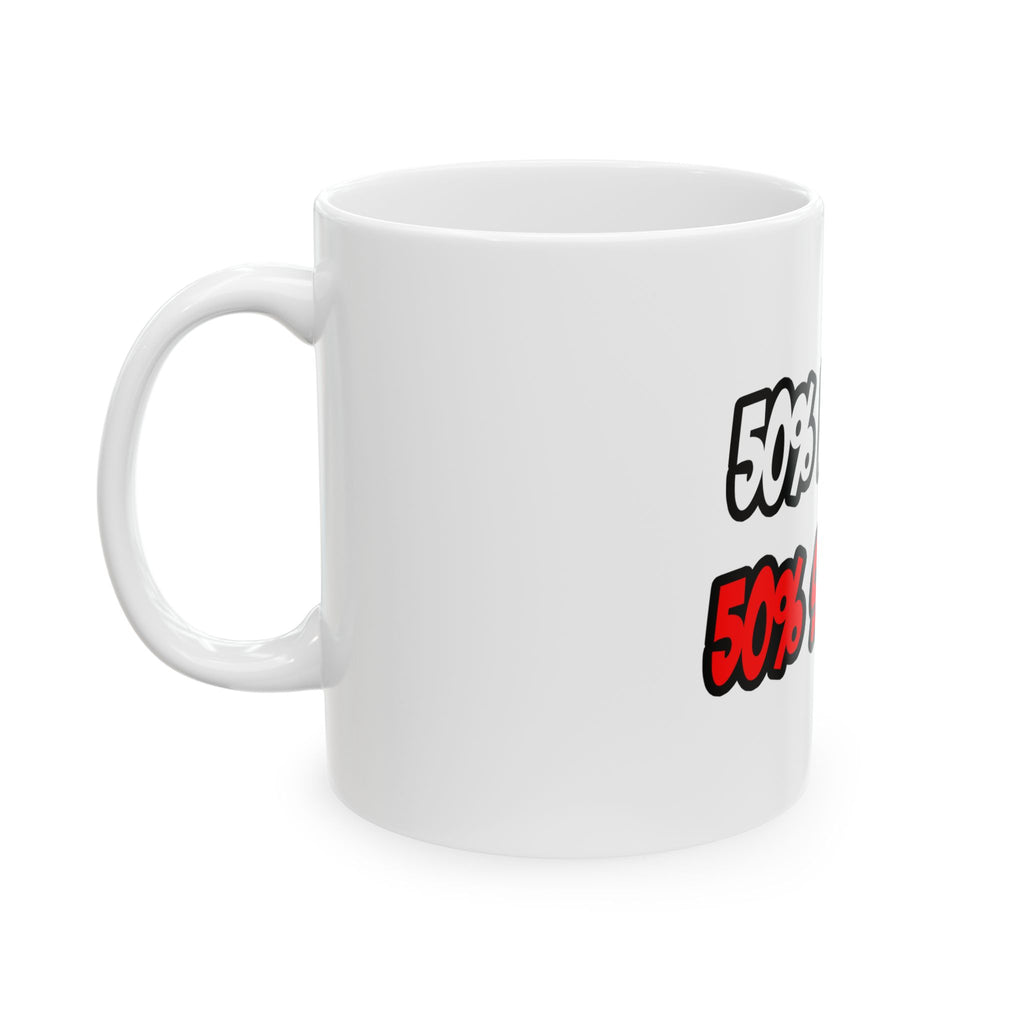Half Engineer...Half Superhero - Ceramic Mug, (11oz, 15oz)