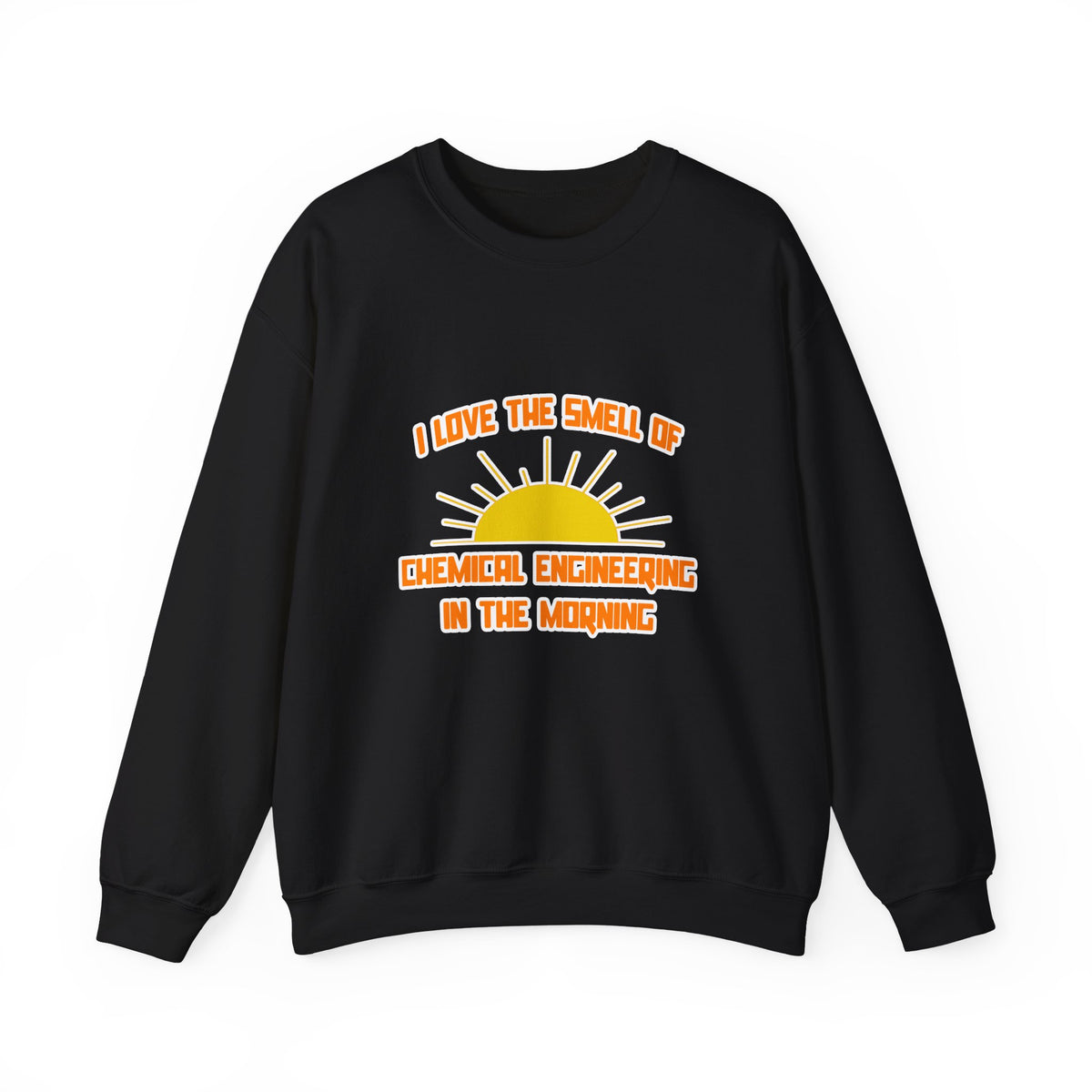 Smell of Chemical Engineering in the Morning - Unisex Heavy Blend™ Crewneck Sweatshirt