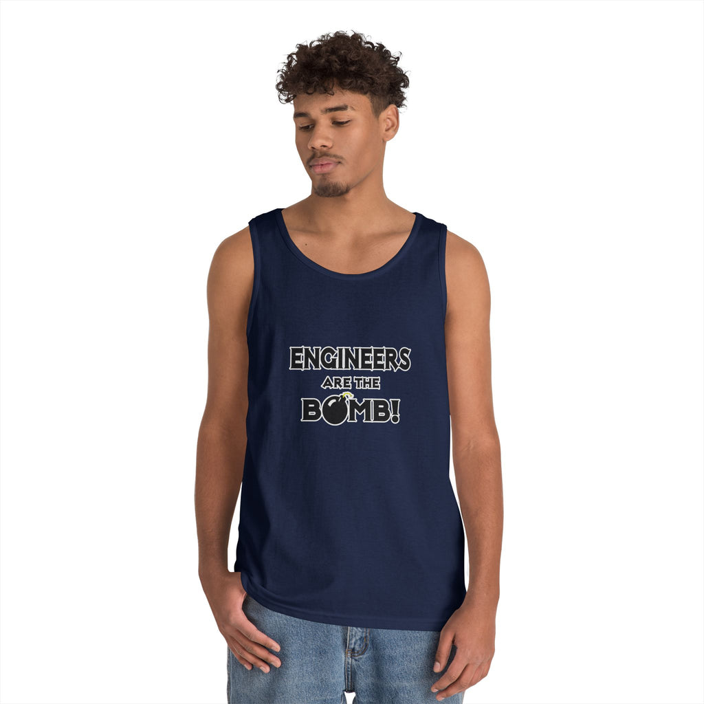 Engineers Are The Bomb! (2) - Unisex Heavy Cotton Tank Top