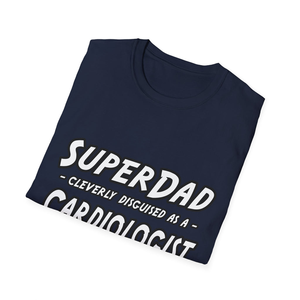 SuperDad...Cardiologist - Unisex Softstyle T-Shirt