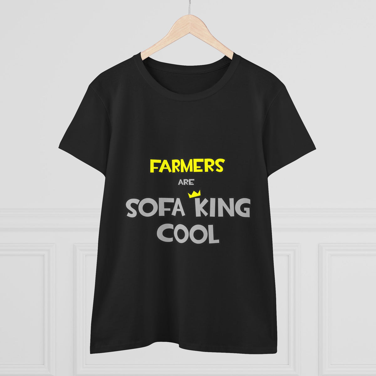 Farmers Are Sofa King Cool - Women's Midweight Cotton Tee