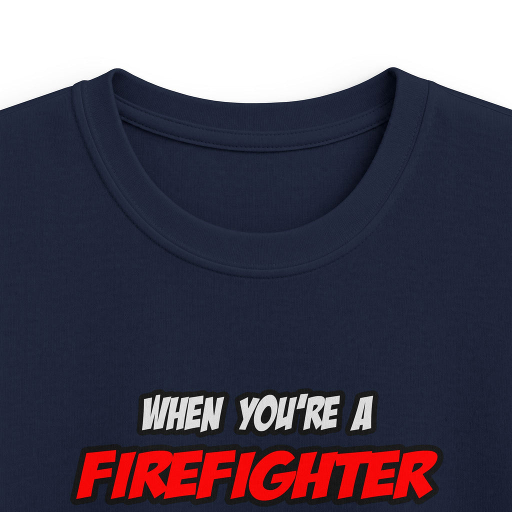 Firefighter .. OMG WTF LOL - Kids Softstyle Tee