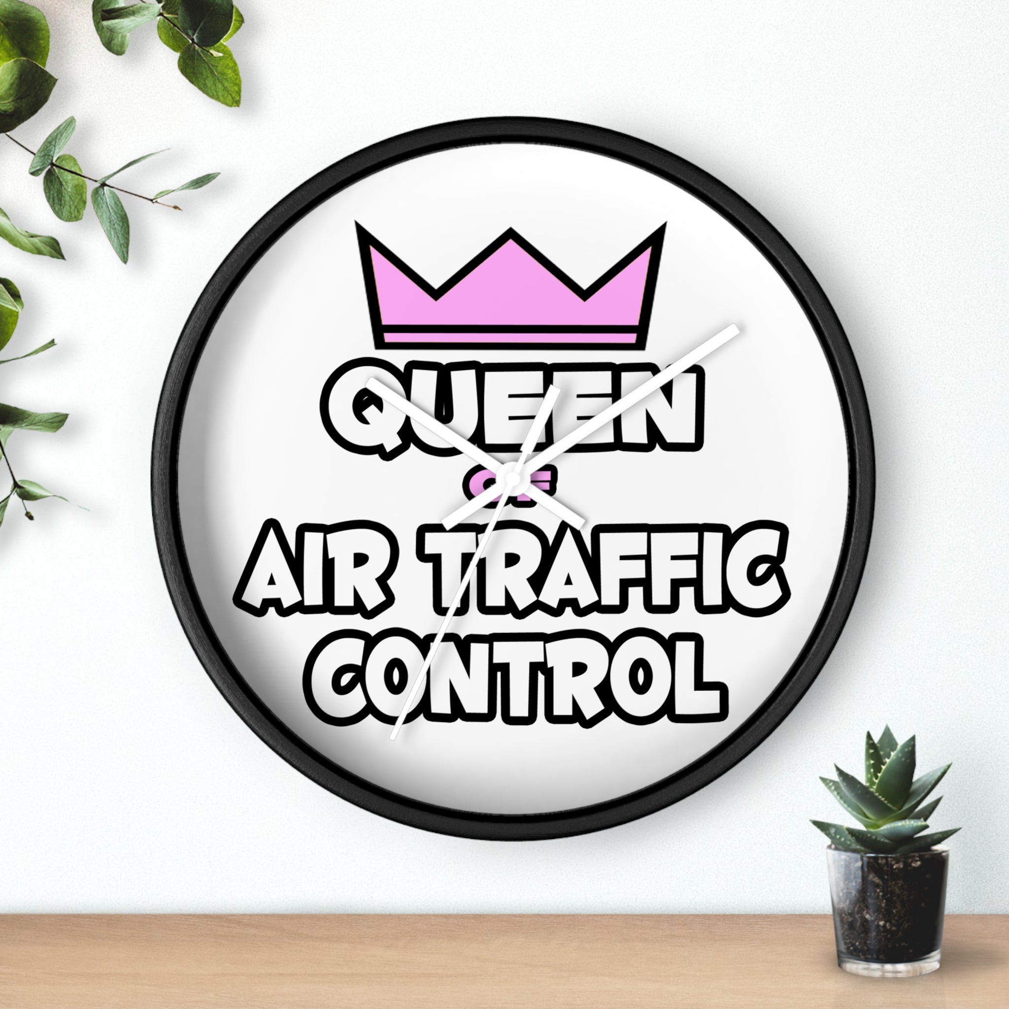 Queen of Air Traffic Control - Wall Clock