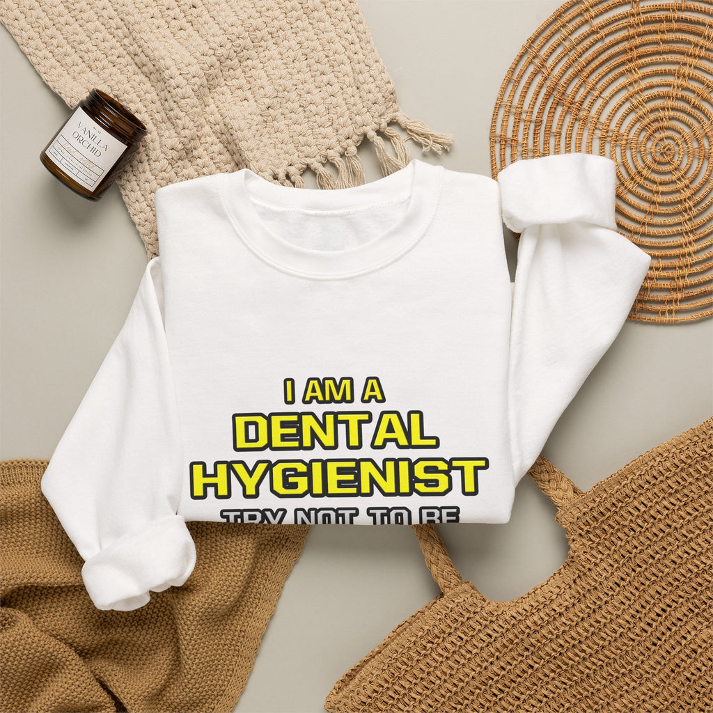 Dental Hygienist...Superior Intelligence - Unisex Heavy Blend™ Crewneck Sweatshirt